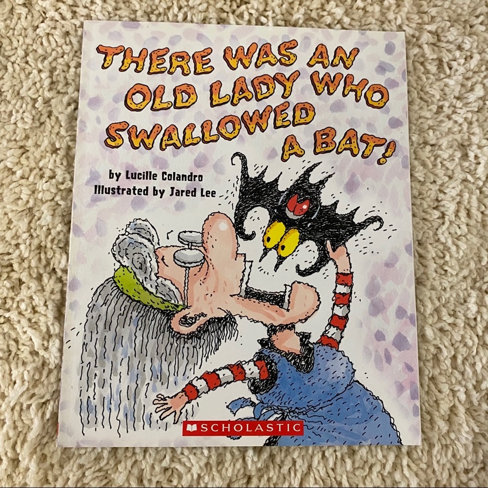 There was an old lady who swallowed a bat!